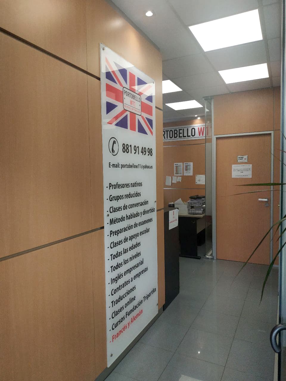 Academia Portobello W11 en Cambre
